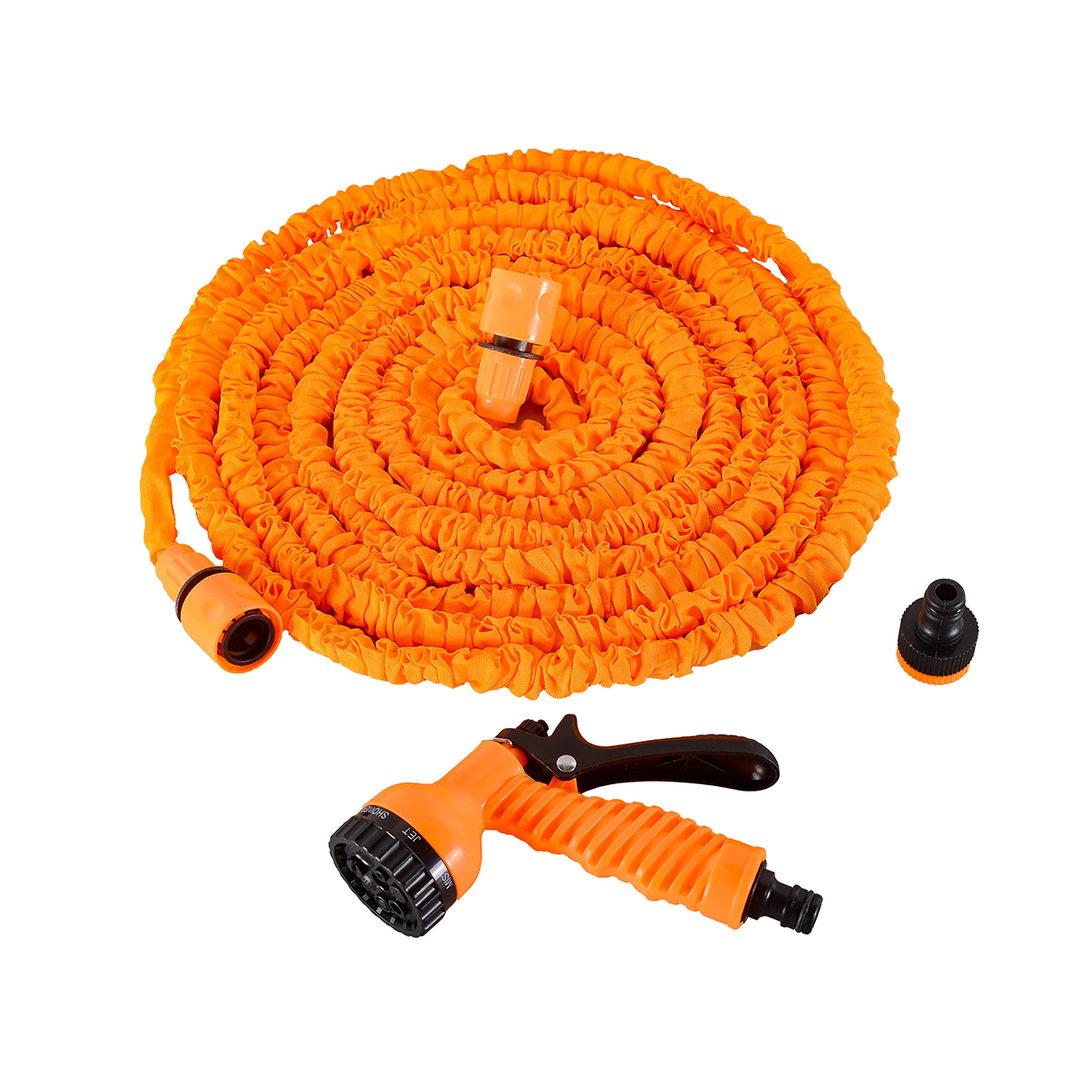 Набор для полива с растягивающимся шлангом 15 м (1) "вихрь"