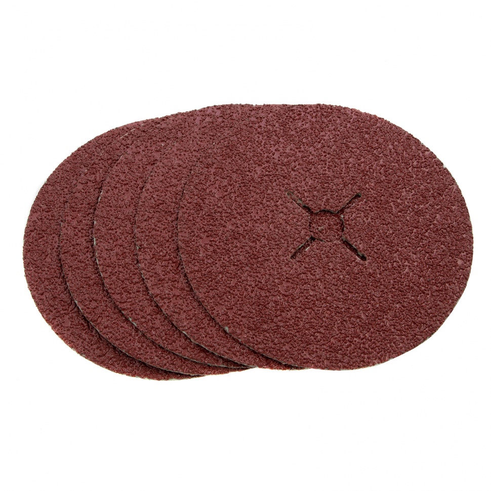 Круги фибровые 5 шт, Р 24, 180 х 22 mm Matrix (73919)