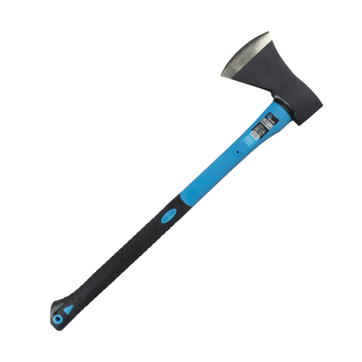 Топор кованый пласт. обрезин. ручка 1250 г (1/12) "tech-top"  122-1250