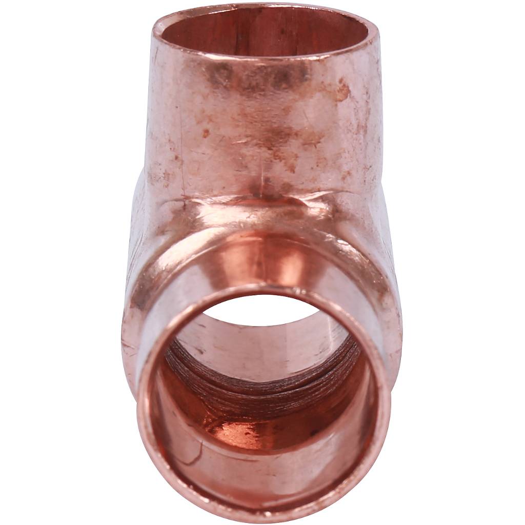 Тройник переходной 42х28х28 мм медный под пайку SANHA 15130422828