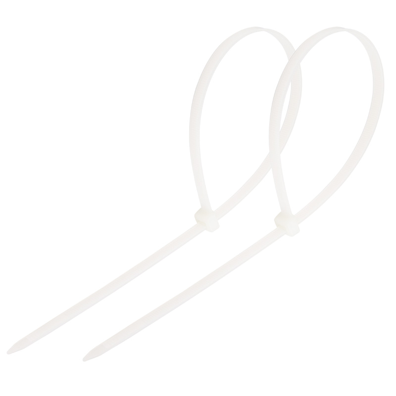 Хомуты нейлон 4,8 х 500 мм (набор 100 шт.), белые (1/10/50) "rexant" 07-0500