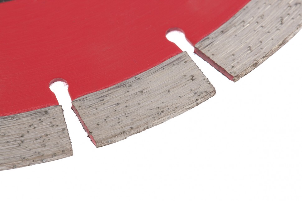 Диск алмазный, отрезной сегментный, 230 х 22.2 мм, тонкий, сухая резка Matrix Professional (730677)