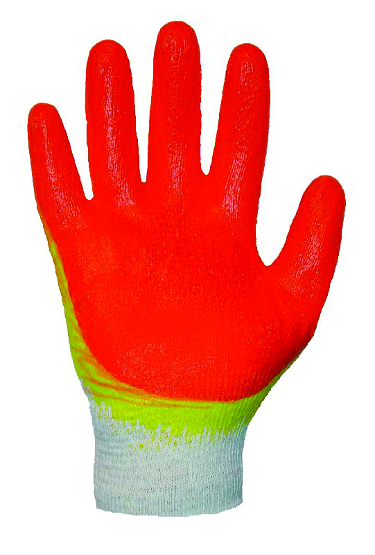 Перчатки х/б с двойным латексным покрытием (10/200)