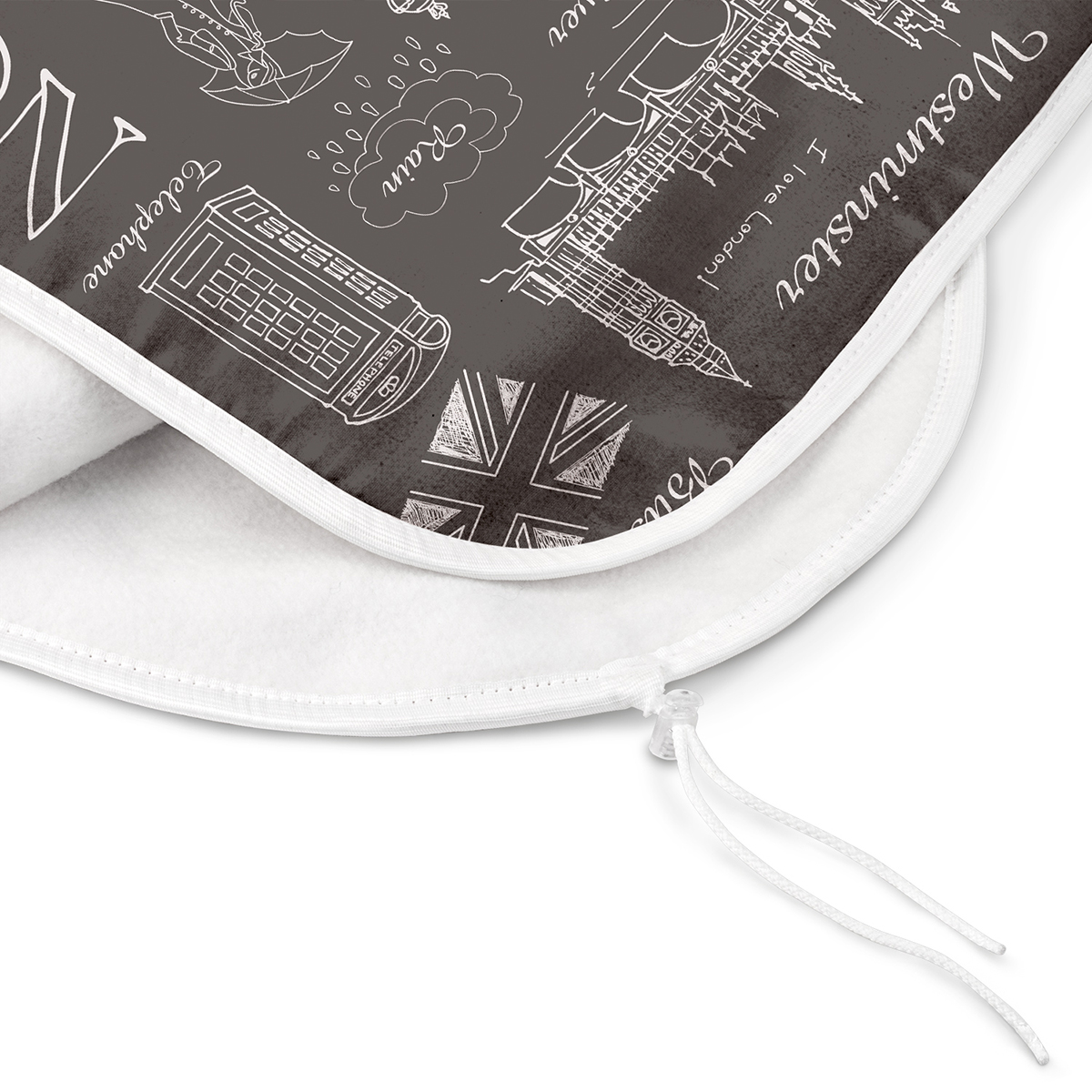 Чехол для гладильной доски "travelling london" 130 х 47 см (1/30) "valiant" tr-ln13047-l