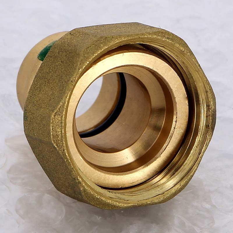 Муфта пресс-В с накидной гайкой и плоским уплотнением 18x1' Sanpress VIEGA