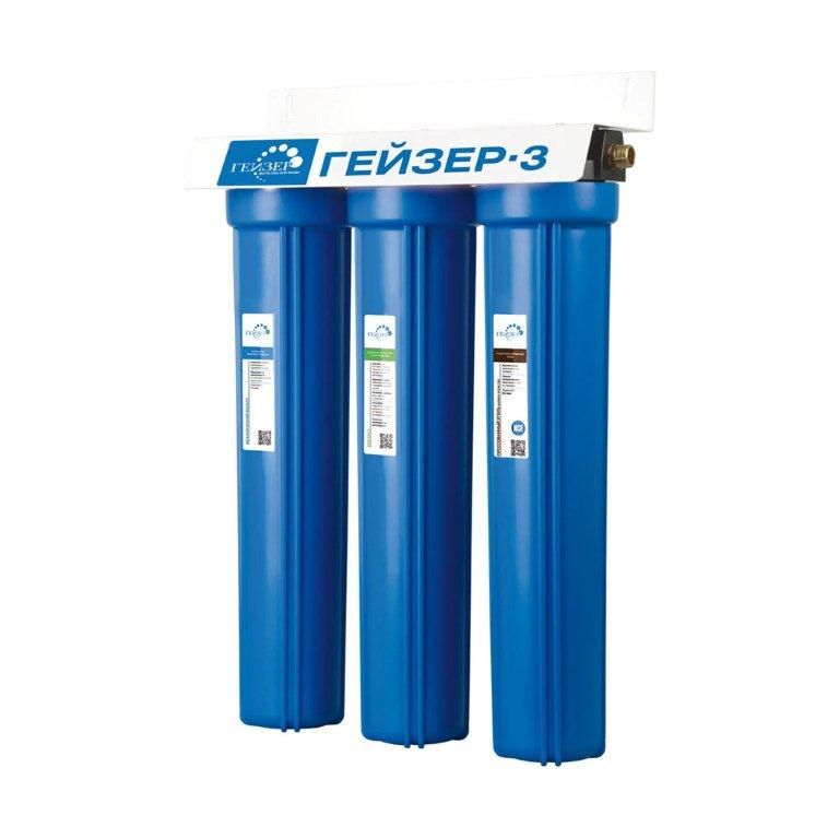 Фильтр магистральный Гейзер 3И 20SL 3/4" с картриджем БА