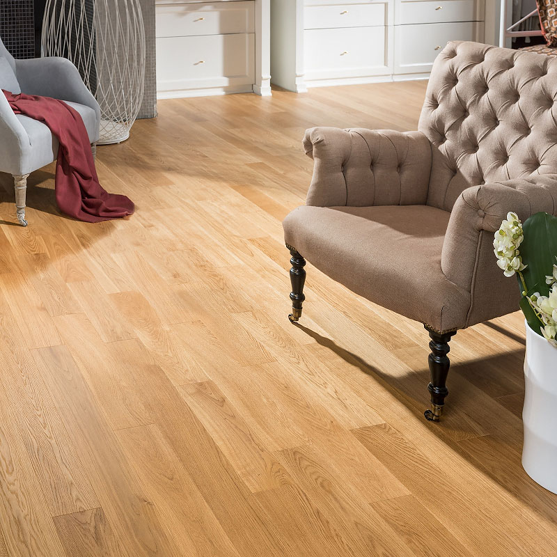 Паркетная доска Coswick Бражированная 3-х слойная CosLoc 1153-1201 Натуральный (Порода: Дуб)