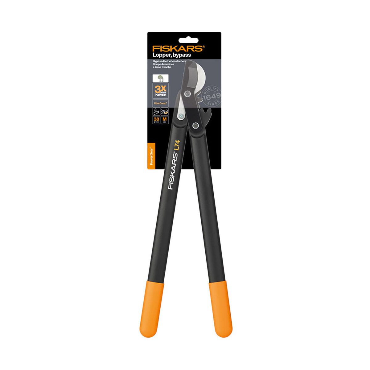 Сучкорез плоскостной 545 мм "powergear" l74 (1/4) "fiskars" 1000582