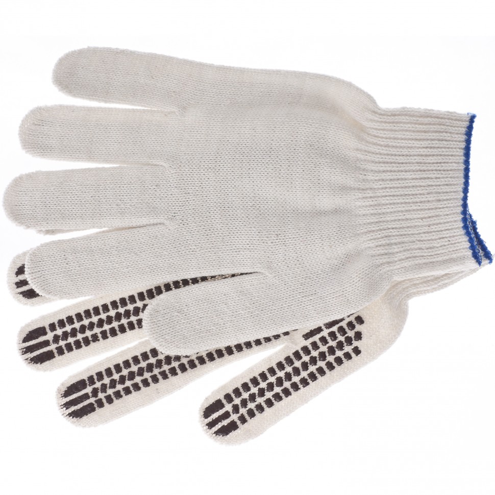 Перчатки трикотажные, ПВХ гель "Протектор", оверлок Сибртех (67778)
