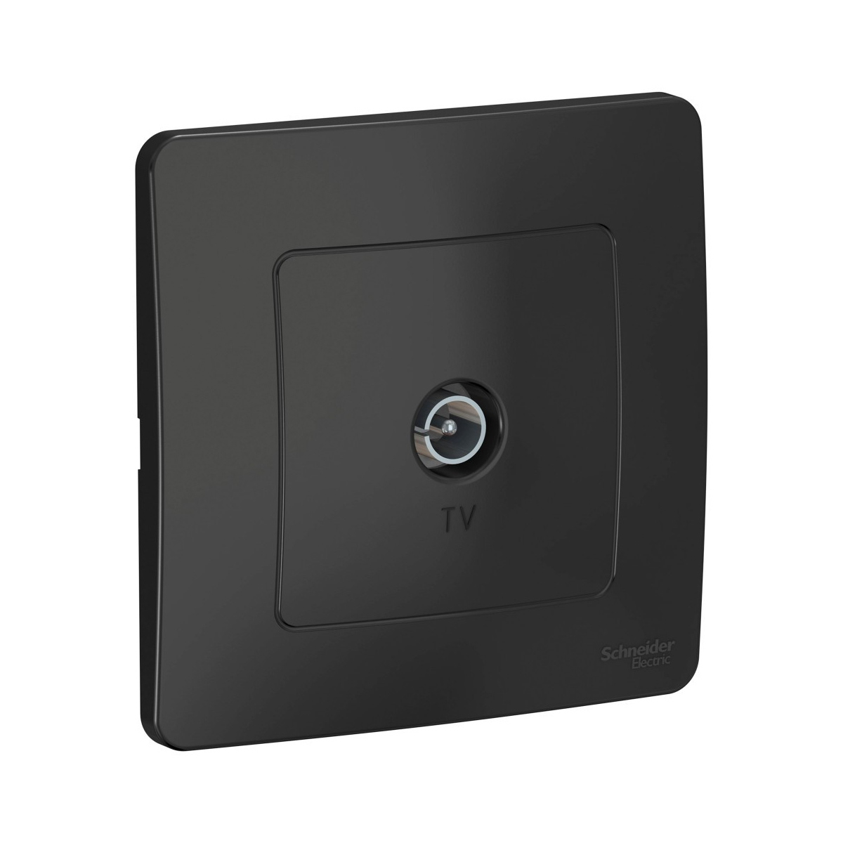 Розетка телевизионная "blanca" коннектор, антрацит (1/10/20) "schneider"