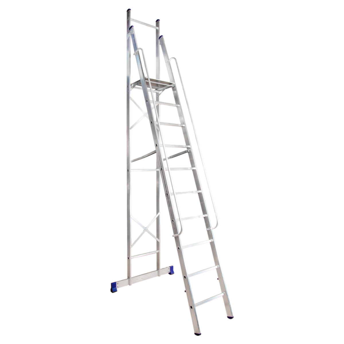 Стремянка профи алюминиевая 10 ступеней (1) "алюмет"