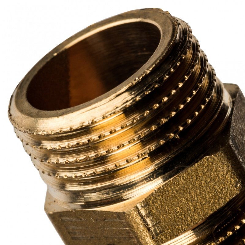 Ниппель НР 1/2" латунь STOUT