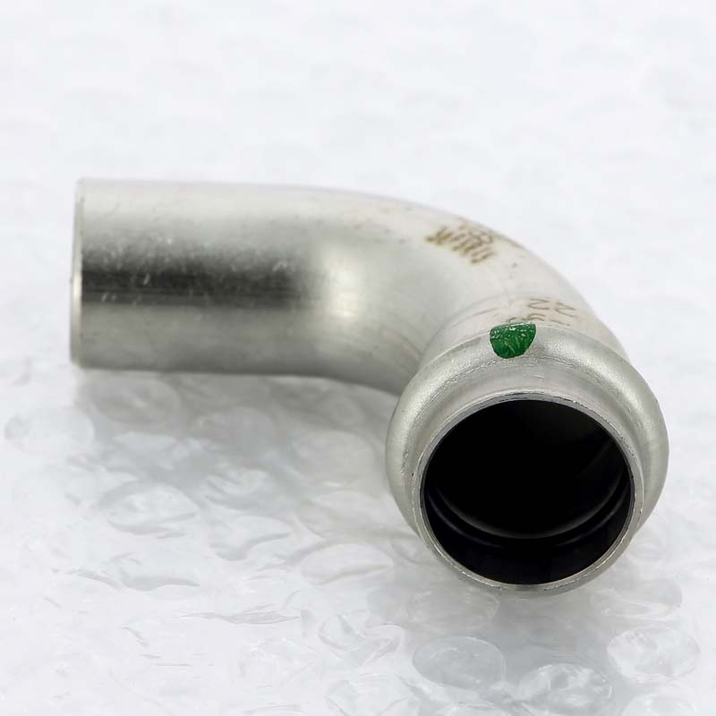 Угол-вставка пресс 22 нержавеющая сталь Sanpress Inox VIEGA