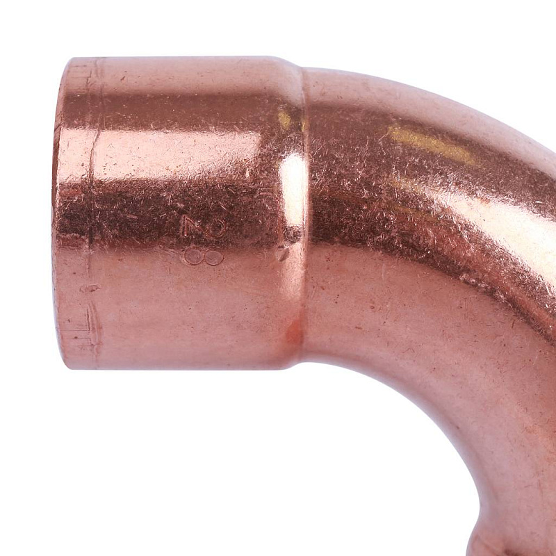 Отвод двухраструбный 28 мм / 90° под пайку медный SANHA 15002A28