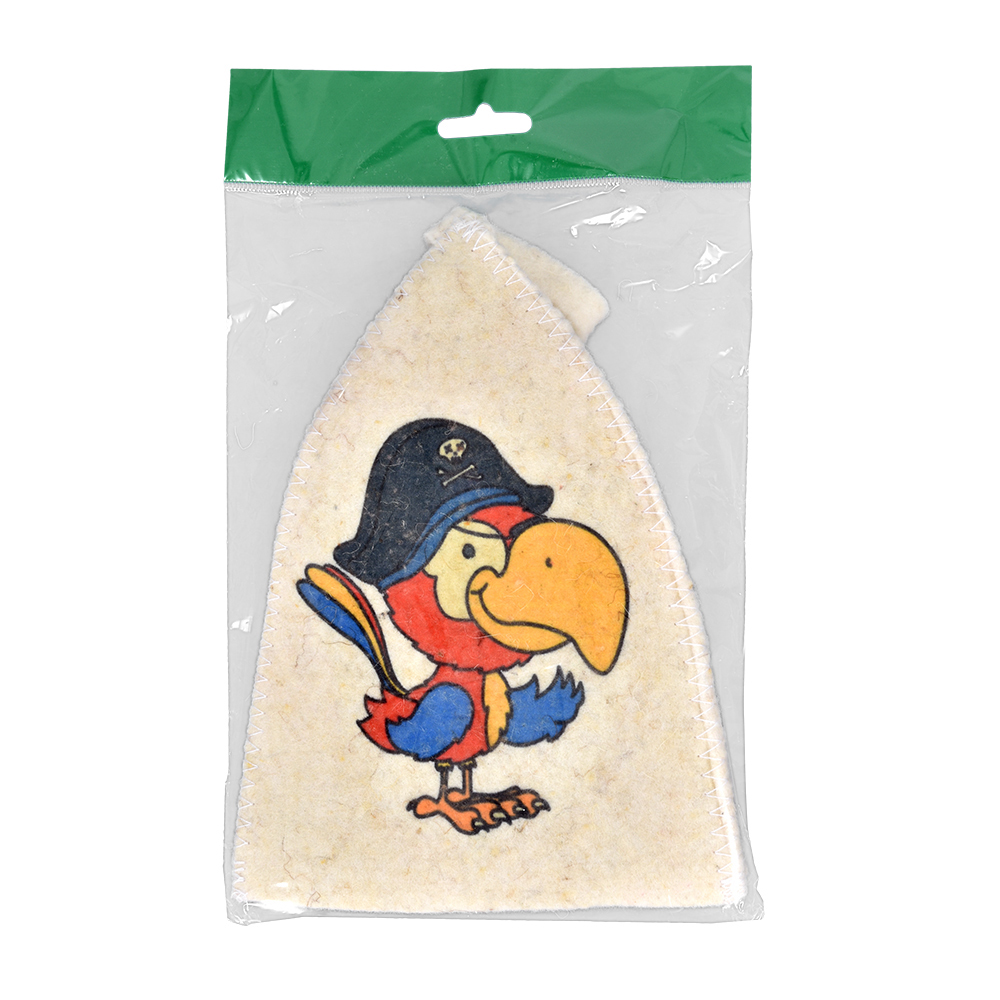 Шапка для бани и сауны детская "попугай" (1/20) "hot pot" 41212