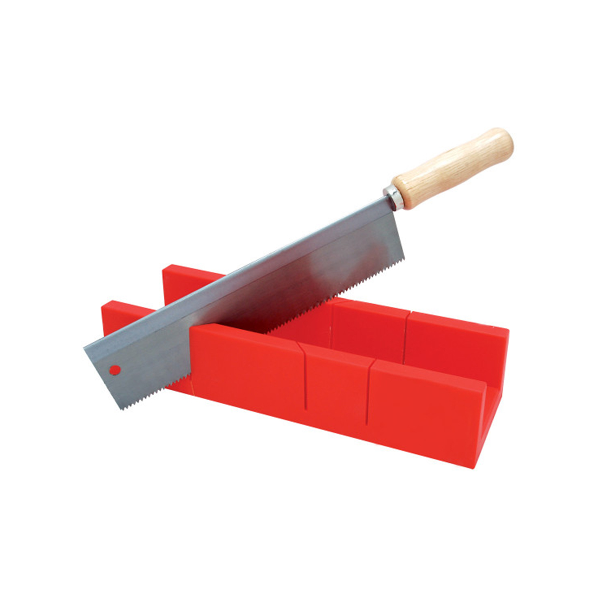 Стусло пластмассовое + пила 300 мм дерев. рукоятка (1/40) "beorol"