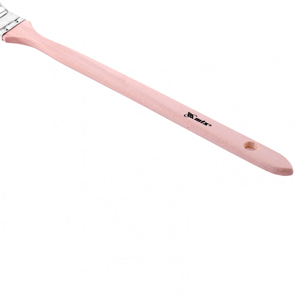 Кисть радиаторная 1.5", натуральная щетина, деревянная ручка MTX (83843)
