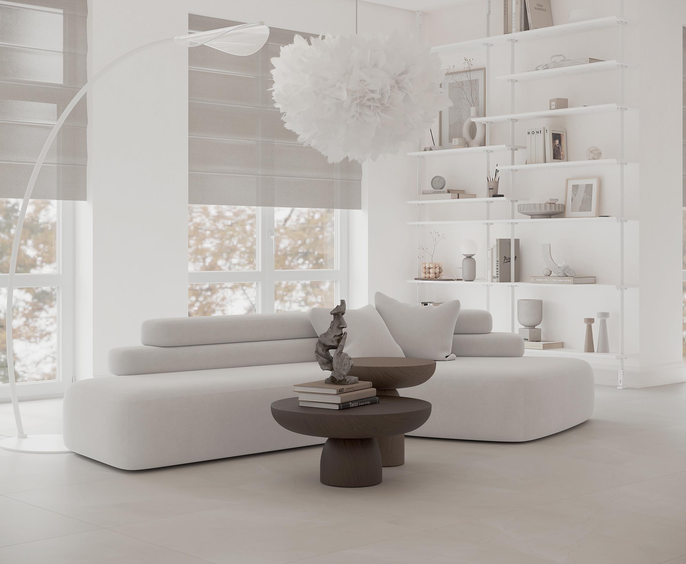Astilio blanco керамогранит сатинированный 80x80