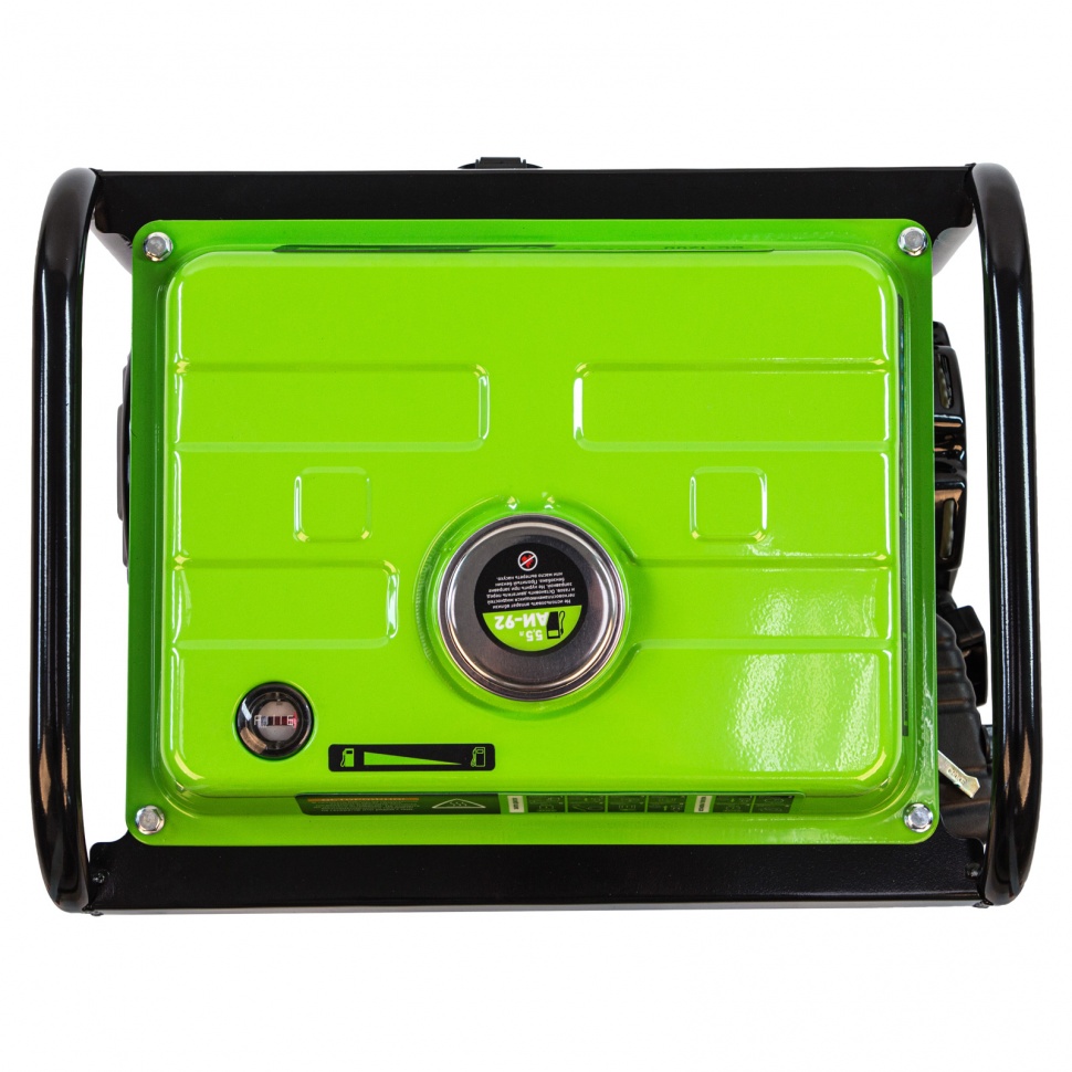 Генератор бензиновый БС-1200, 1 кВт, 230 В, четырехтактный, 5.5 л, ручной стартер Сибртех (94541)