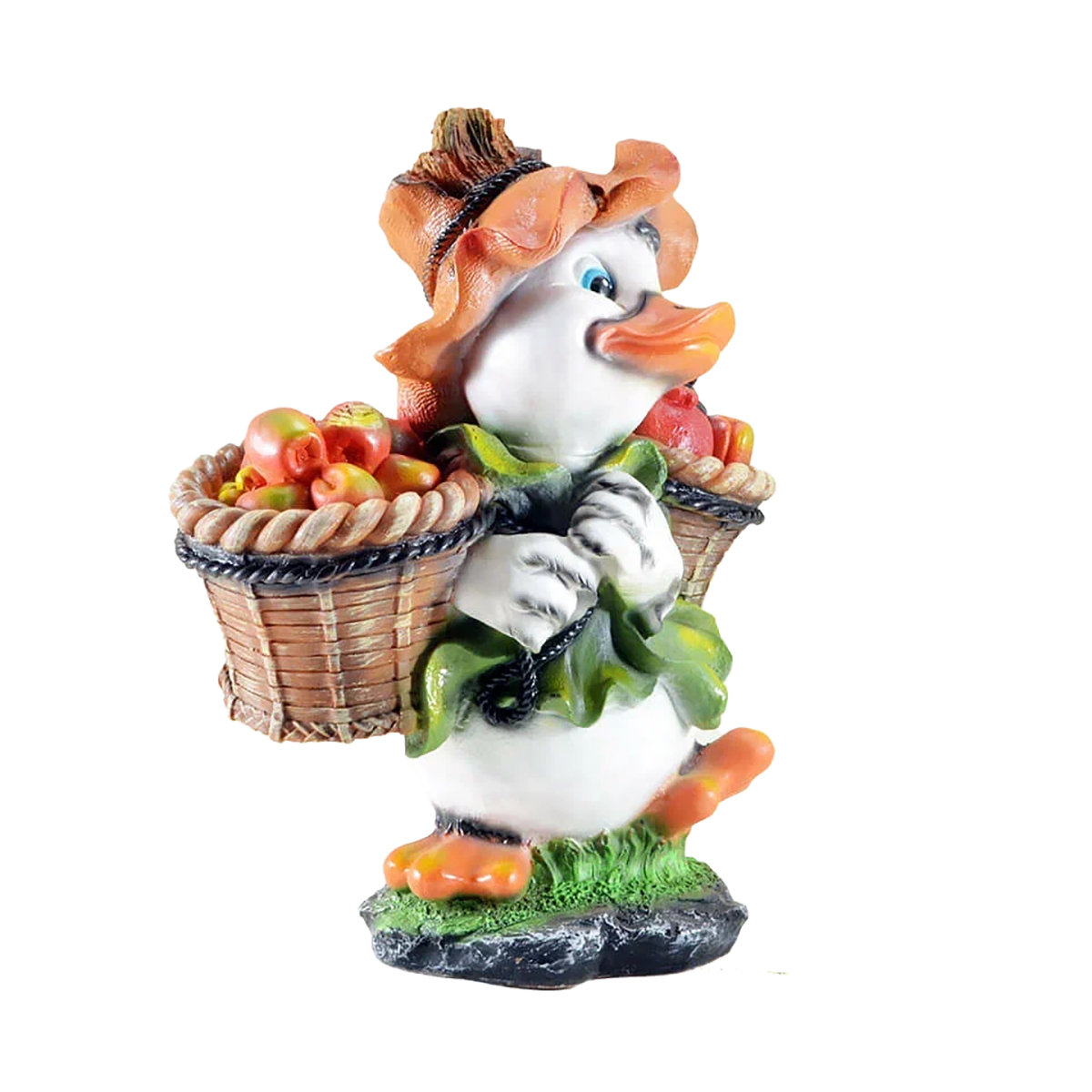 Фигурка садовая "уточка кря с корзинами" (1/2) "сказка" jng435