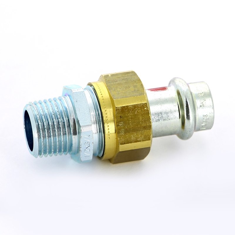 Американка пресс-Н 22x1" с плоской прокладкой оцинкованная сталь Prestabo VIEGA