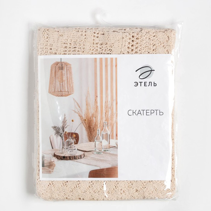 Скатерть "этель" цветы 130*180 см (1/100) 7448976