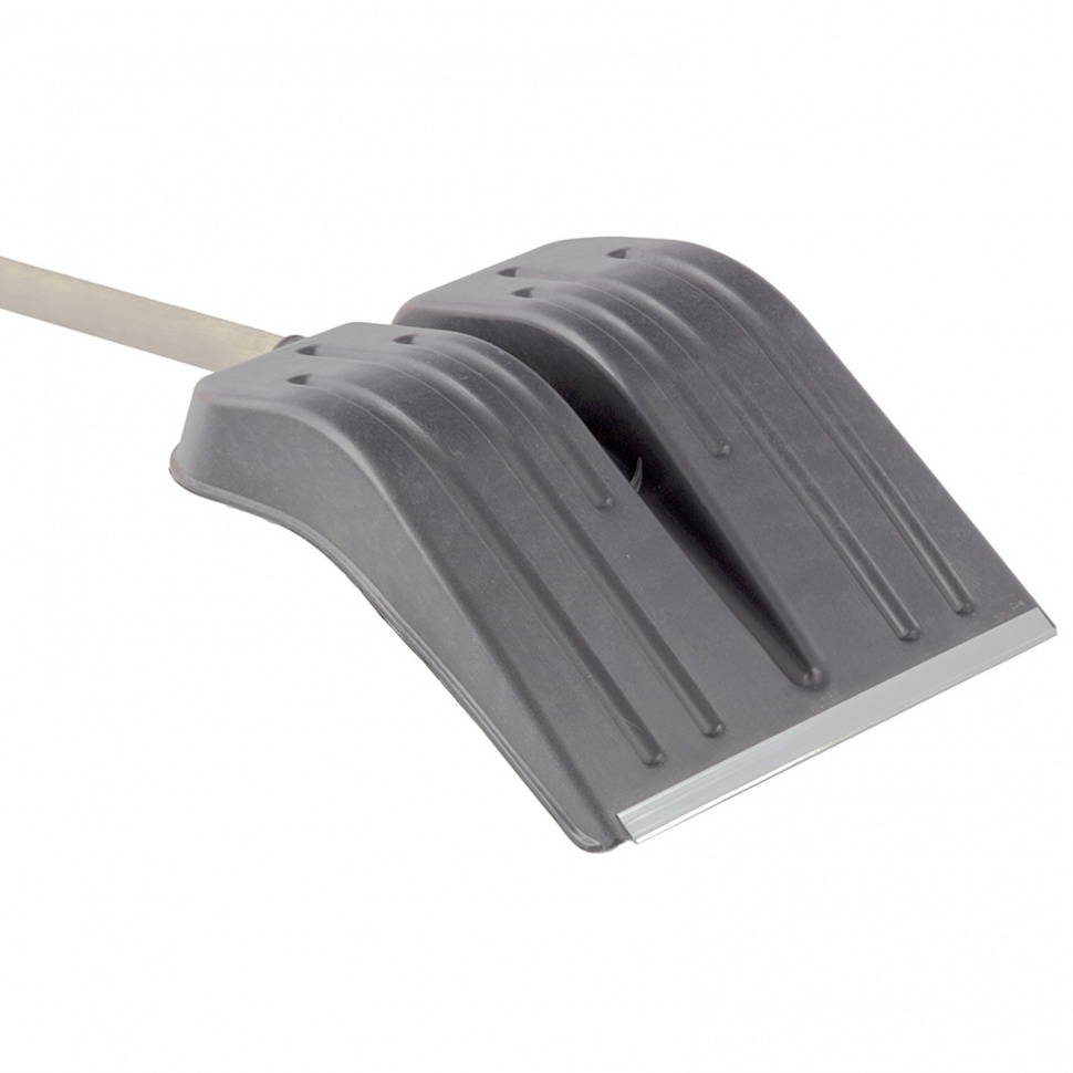 Лопата для уборки снега пластиковая, 360 х 405 х 1550 мм, деревянный черенок в/с, Сибртех (61566)