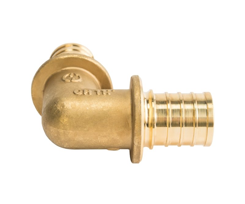 Угольник 90° 32 мм аксиальный для труб PE-X STOUT