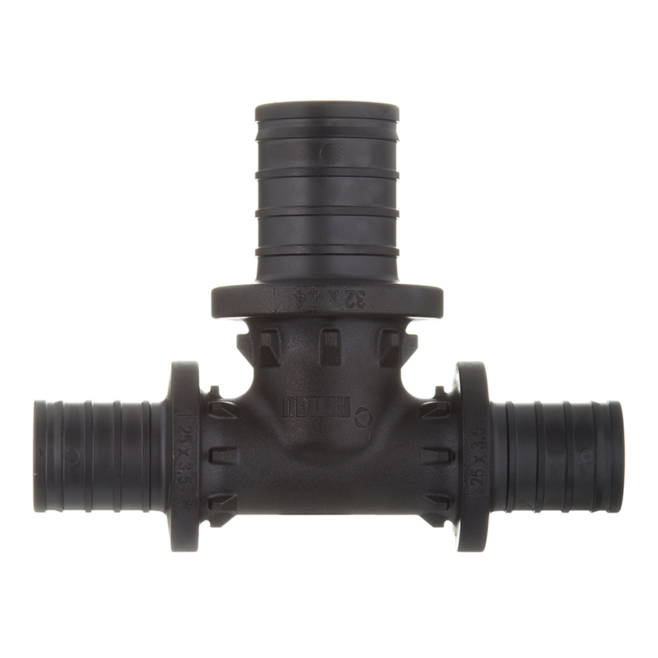 Тройник редукция 25 x 32 x 25 REHAU RAUTITAN PX пластик