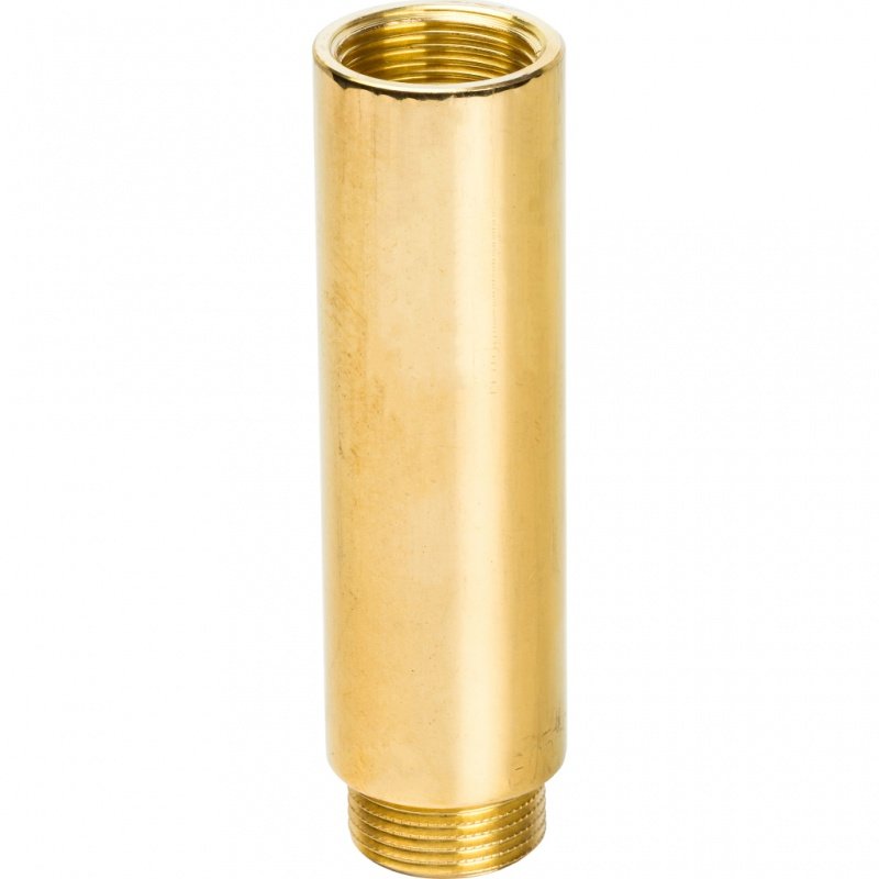 Удлинитель резьбовой ВН 3/4" x 100 мм латунь STOUT