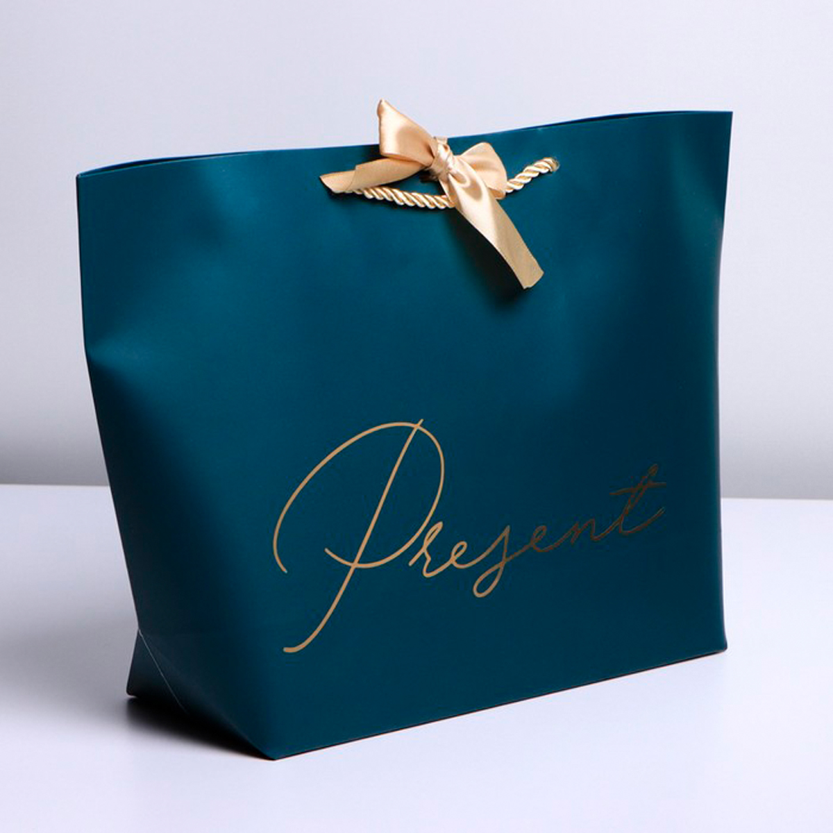 Пакет подарочный "present" 37*25*11 см (1/130) "дарите счастье" 4785009