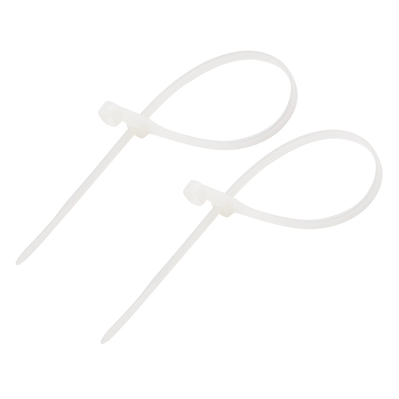 Хомуты нейлон под винт 3,6 х 100 мм (набор 100 шт.), белые (1/10/200) "rexant" 07-0104