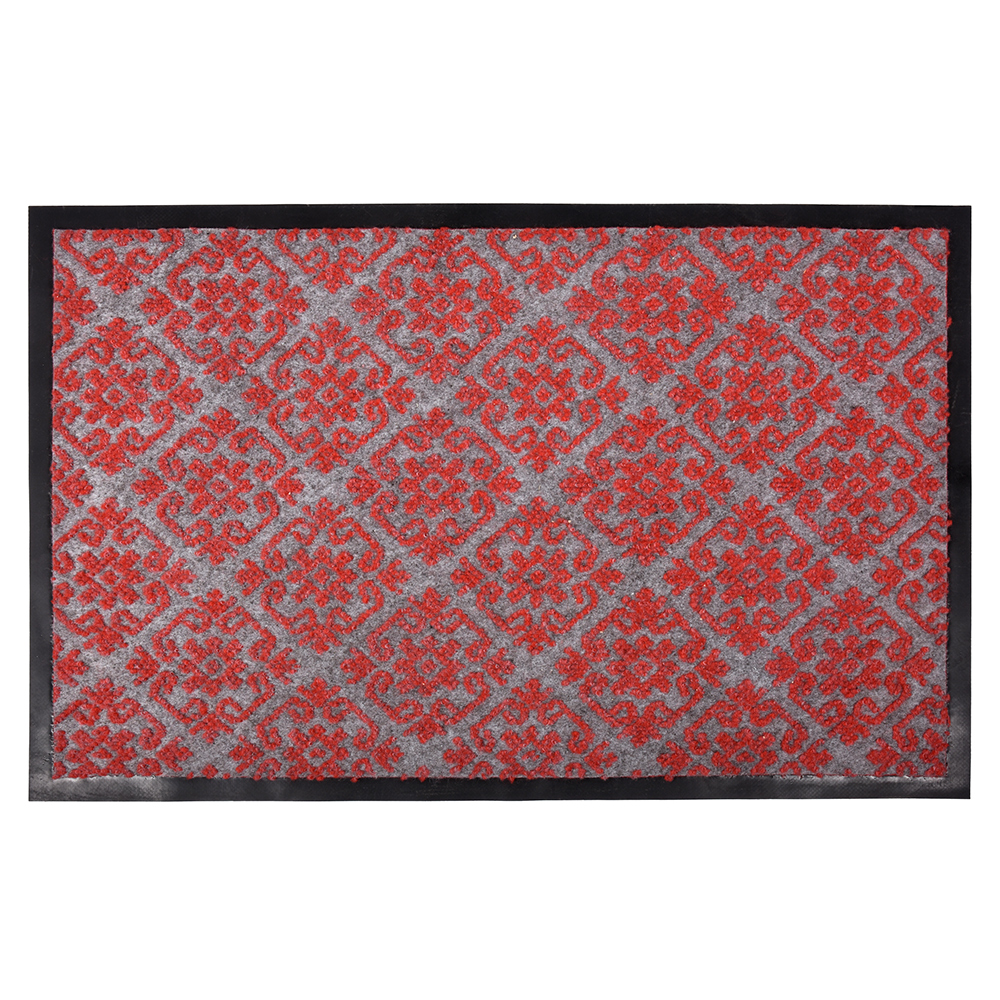 Коврик влаговпитывающий "hall" 50*80 см бордовый (1/10) "vortex" 24077