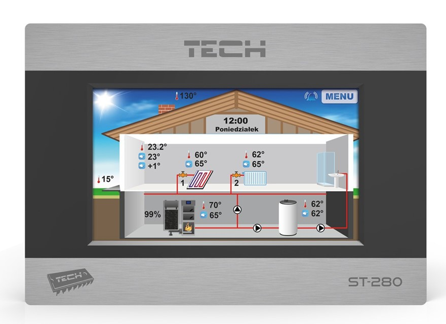 Термостат электронный TECH ST-280