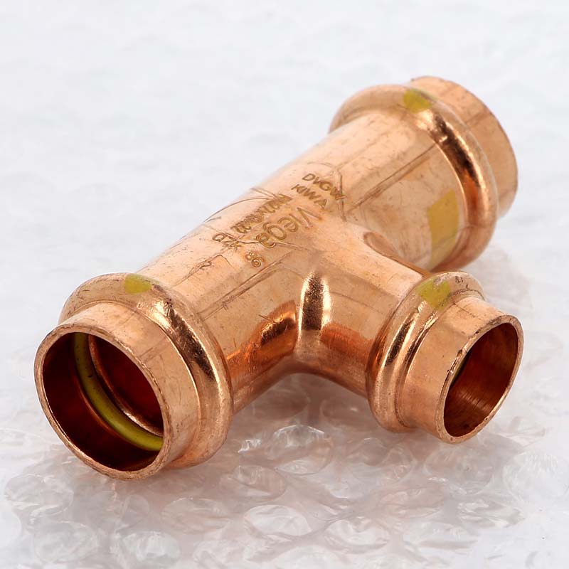 Тройник пресс медь Profipress G VIEGA 22 х 18 х 22