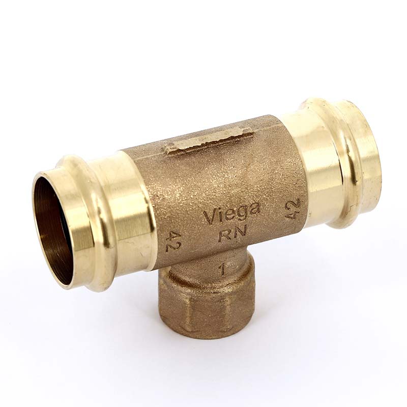 Тройник пресс-В 42х1'x42 Sanpress VIEGA