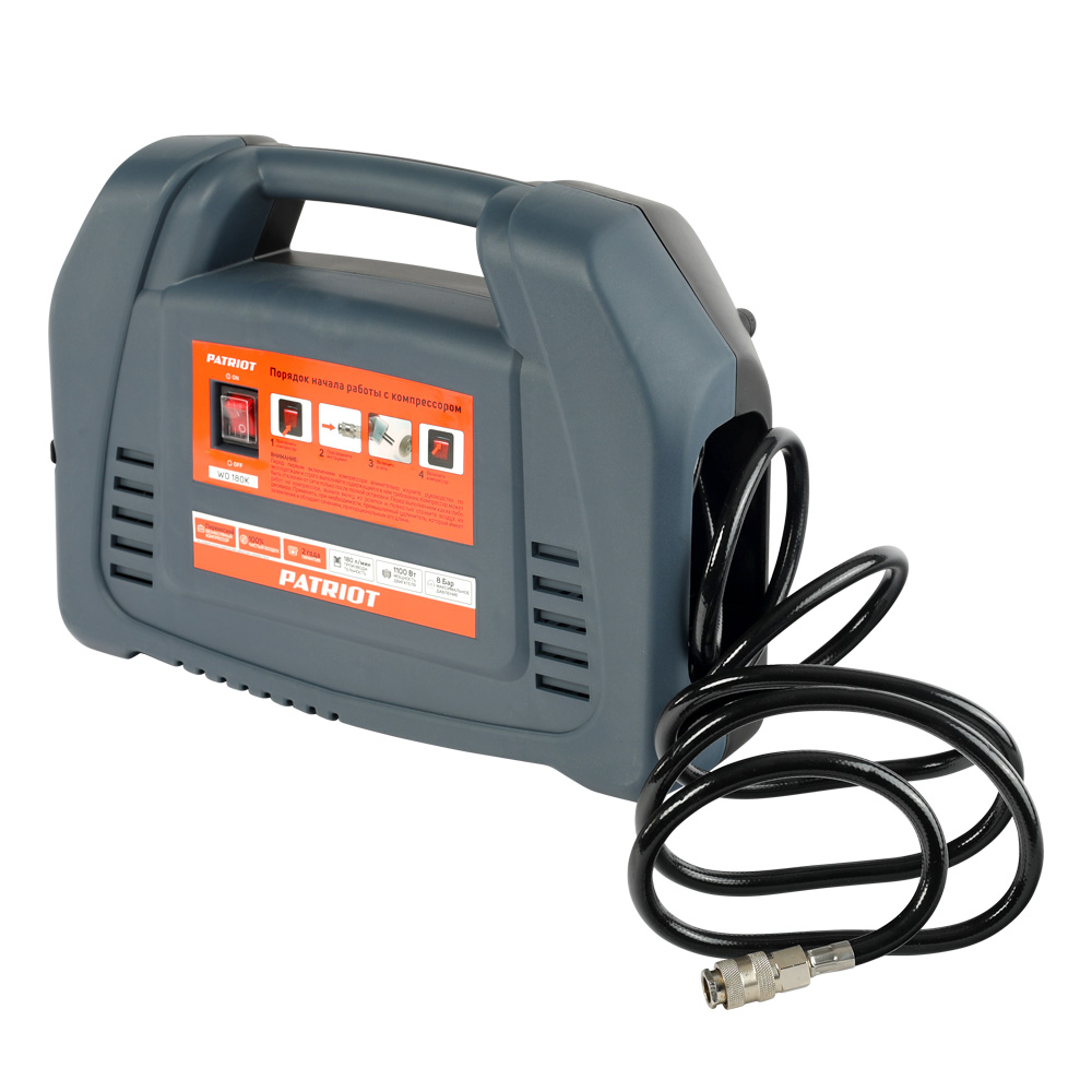 Компрессор поршневой безмасл. wo-180k (1/2) "patriot" 525301905