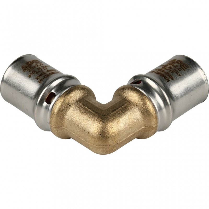 Угольник под пресс 20 х 20 (2,0) STOUT для МП труб