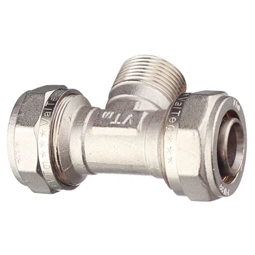 Тройник с переходом на наружную резьбу 32 мм х 1" VALTEC