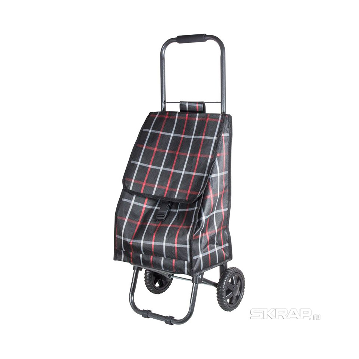 Сумка-тележка хозяйств.  d203eco "brown" 32*29*84 см (1/10) "рыжий кот"