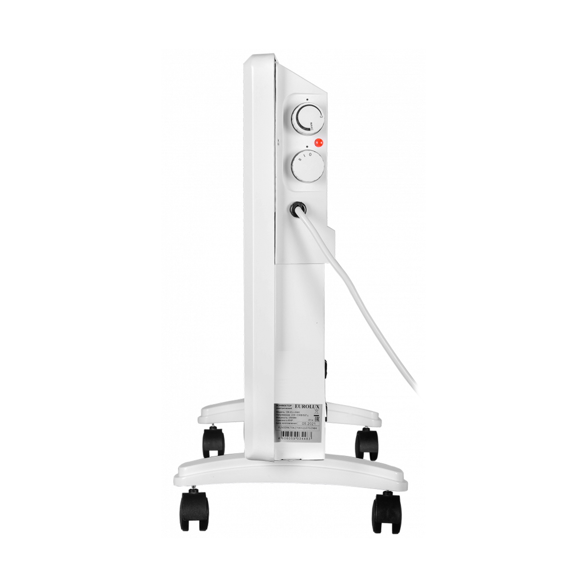 Конвектор электрич. ок-eu-2500 2,5 квт "eurolux"