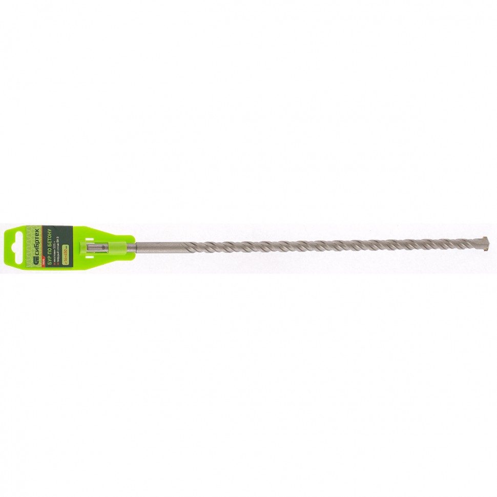 Бур по бетону, 16 x 450 мм, SDS Plus Сибртех (70595)