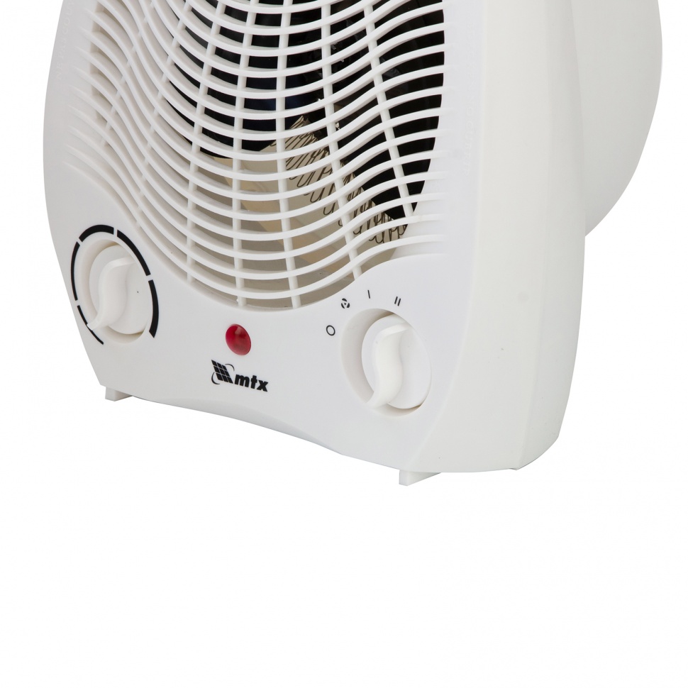 Тепловентилятор электрический, спиральный FHS-2000, 3 режима, вентилятор, нагрев 1000/2000 Вт MTX (96413)