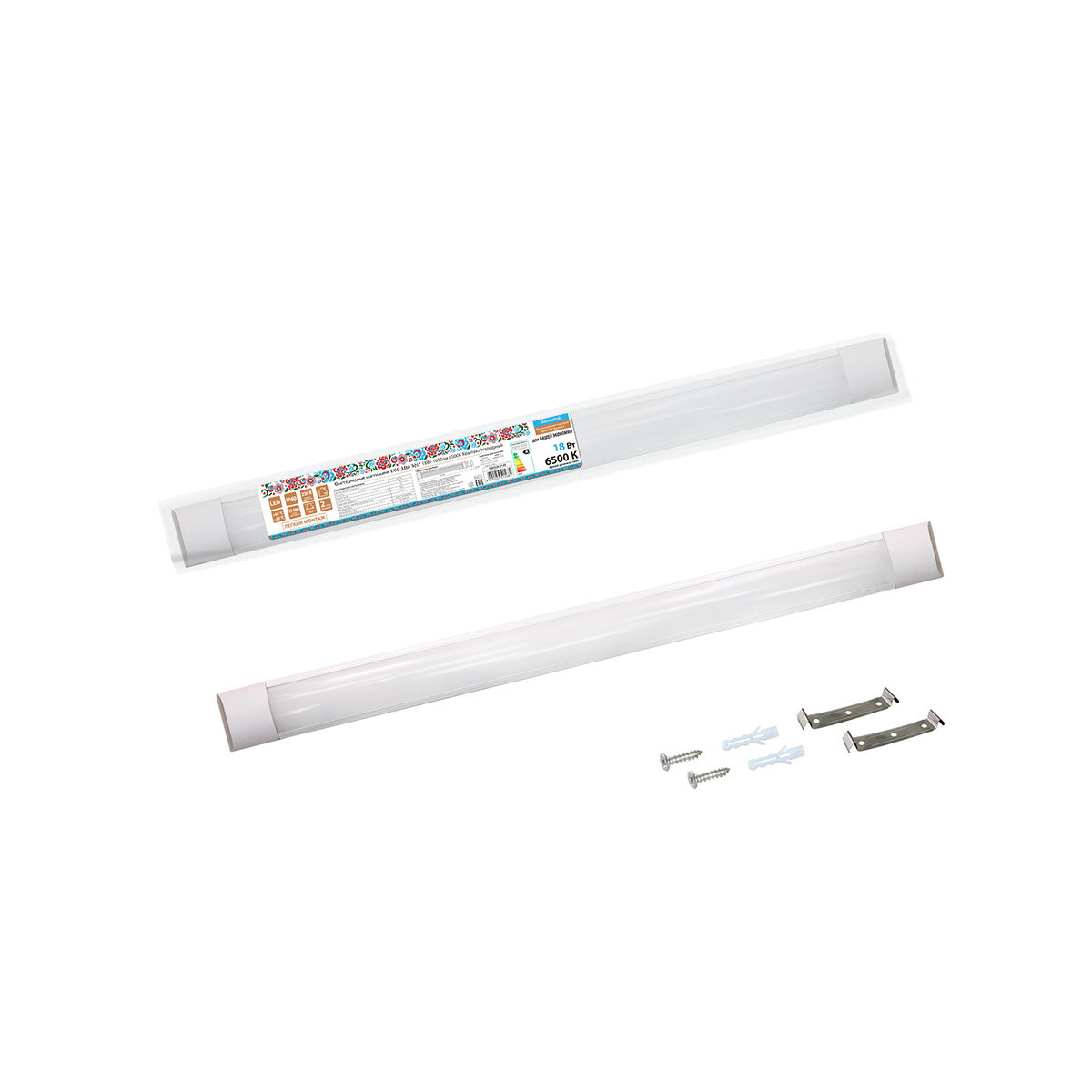 Светильник светодиод. дпо 3017  590 мм 18 вт 1650 лм 6500 к (1/20) народный sq0329-0135