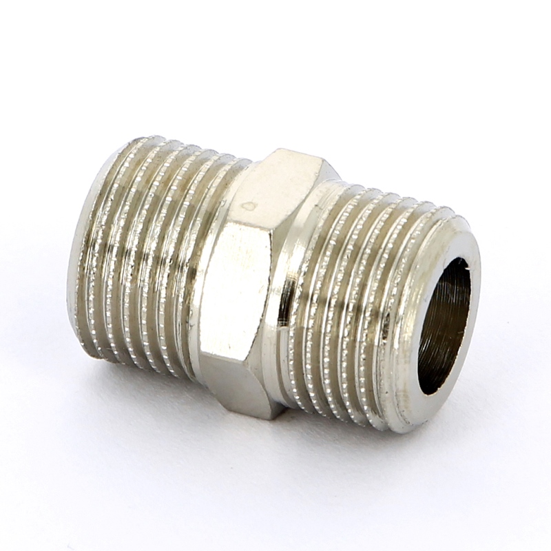 Ниппель резьбовой 1/2" x 1/2" (НР) никель UNI-FITT