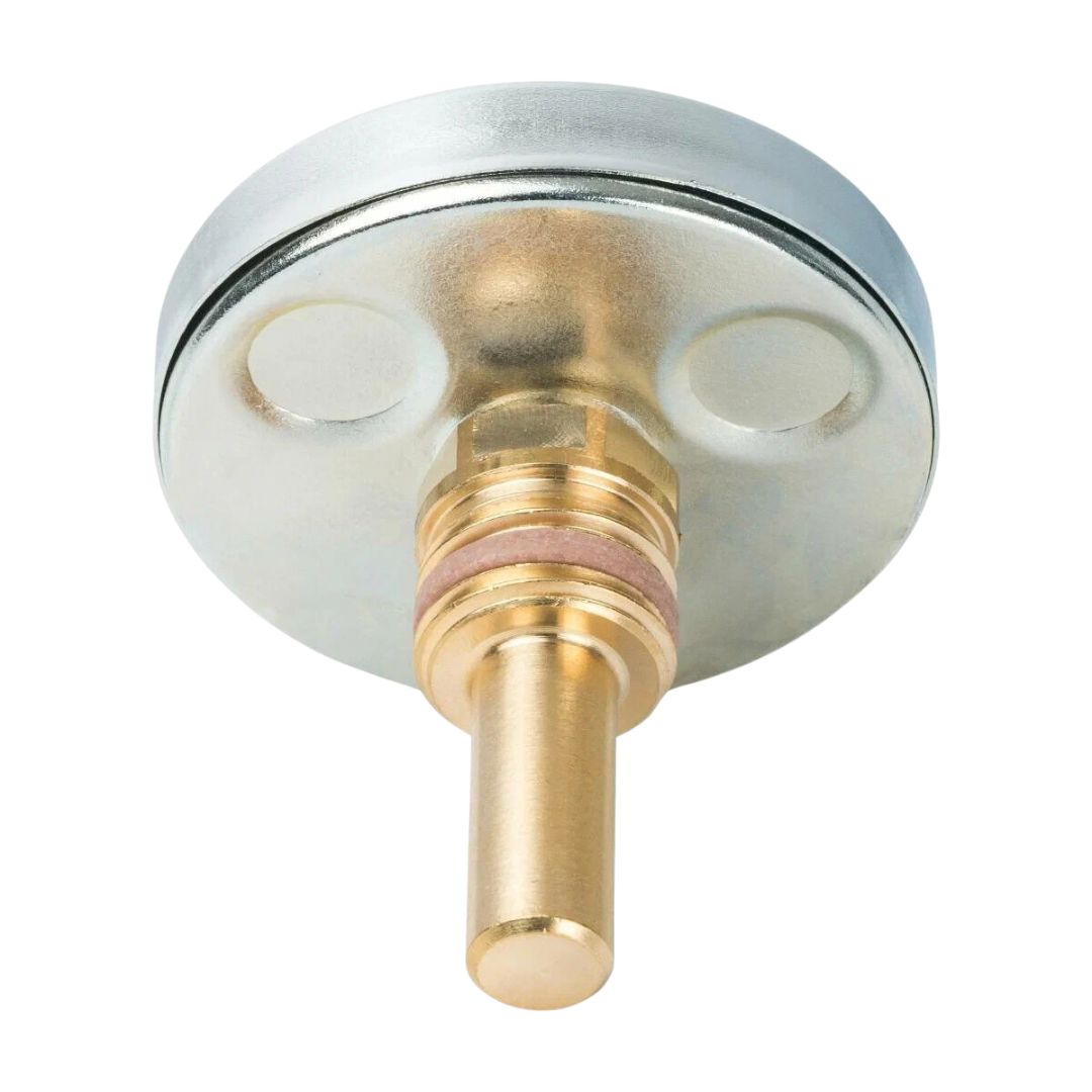 Термометр биметаллический F+R801 63 мм 120° WATTS с погружной гильзой 50 мм