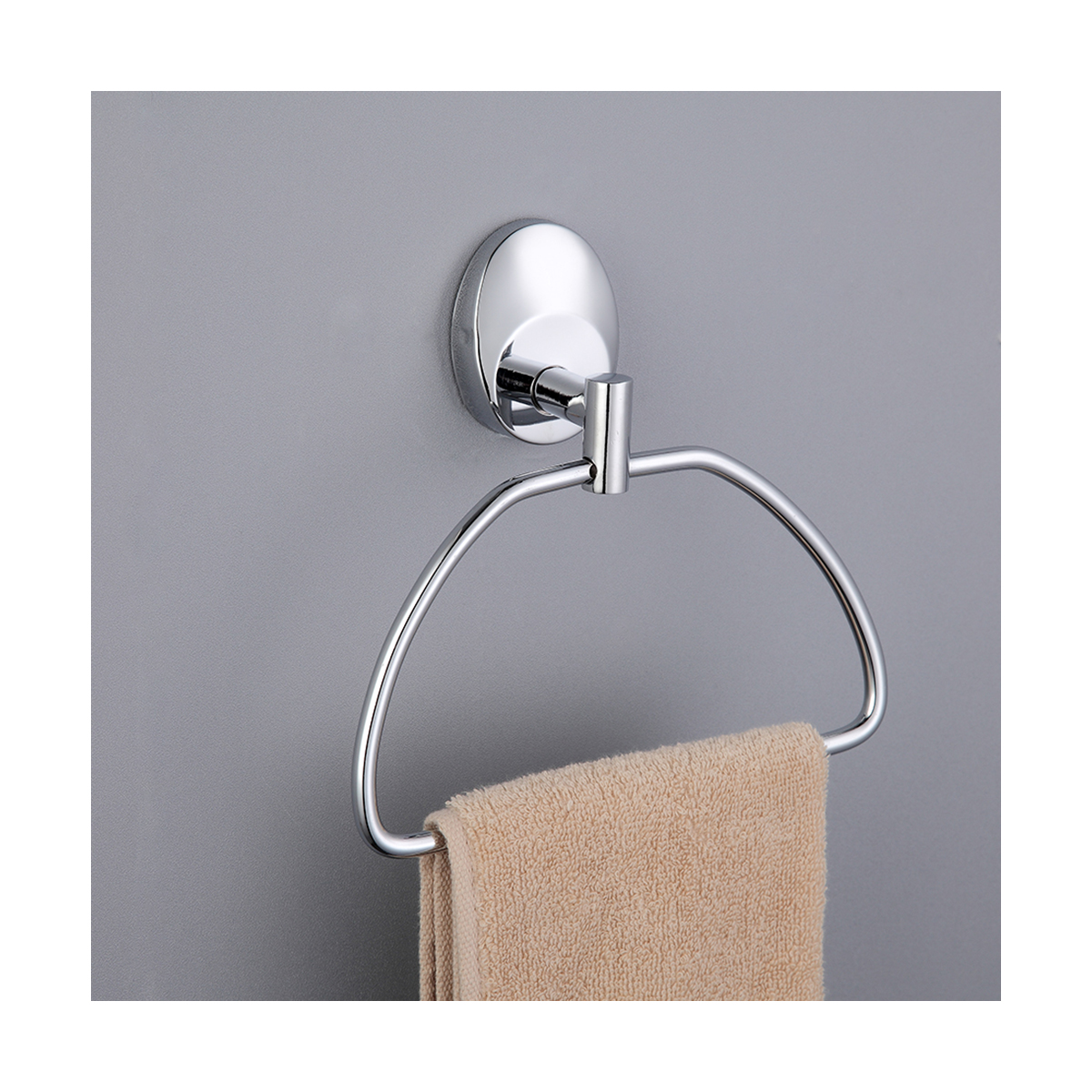 Полотенцедержатель-полукольцо f1604-2, хром (1/10/40) "frap"