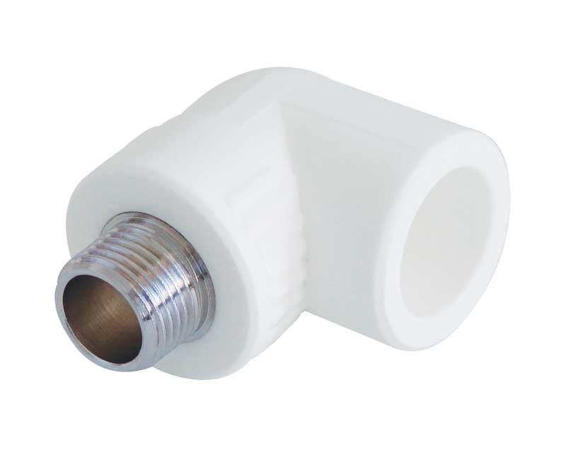 Угольник переходной KALDE 90° НР 32 х 1" полипропиленовый PP белый