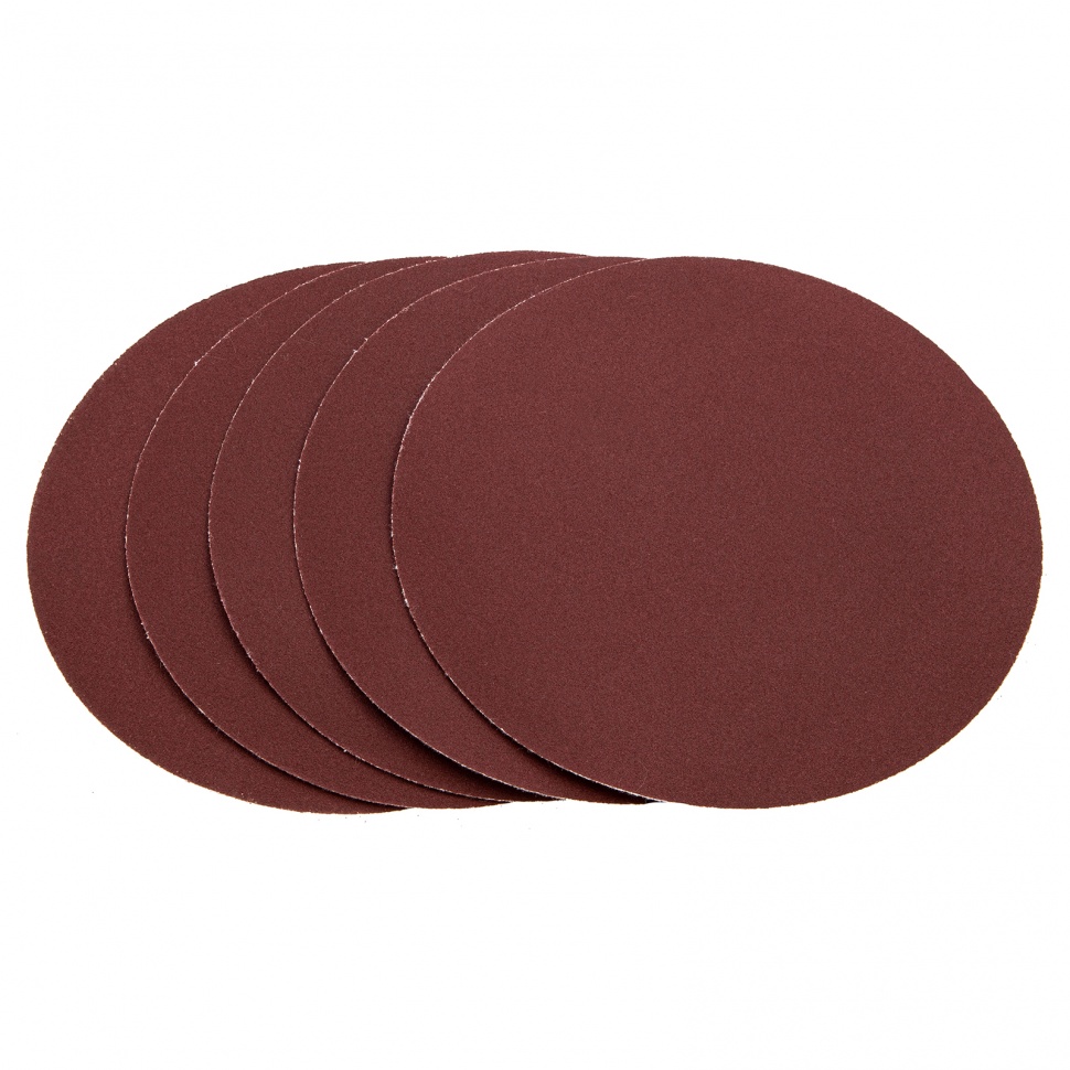 Круг абразивный на ворсовой подложке под "липучку", P 400, 150 мм, 5 шт Matrix (73895)