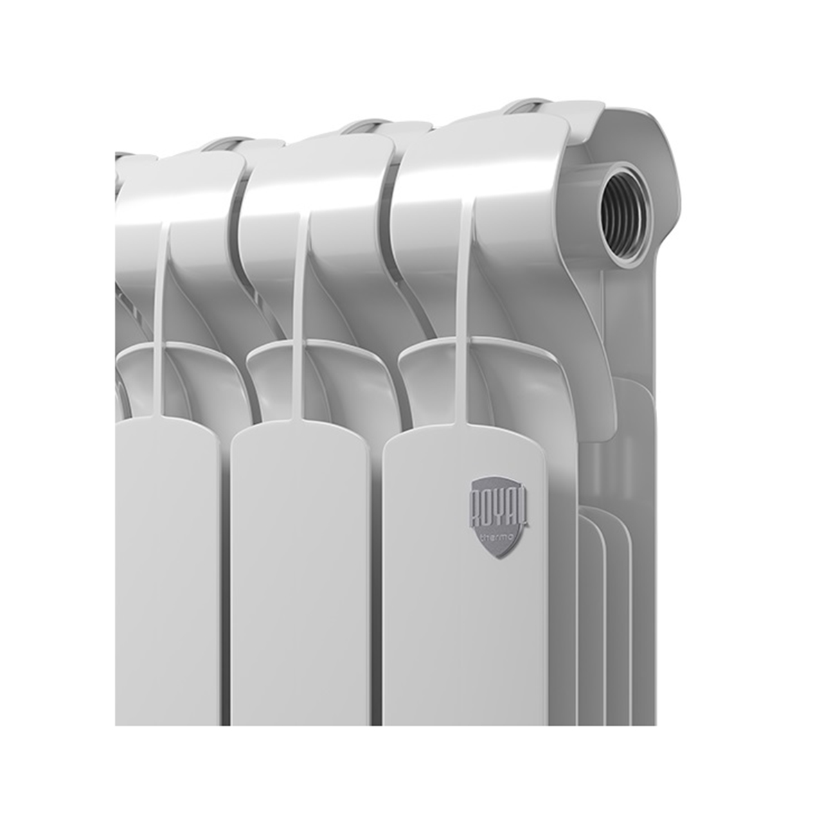 Радиатор биметалл. "indigo super+ 500" 6 секций (1) "royal thermo"